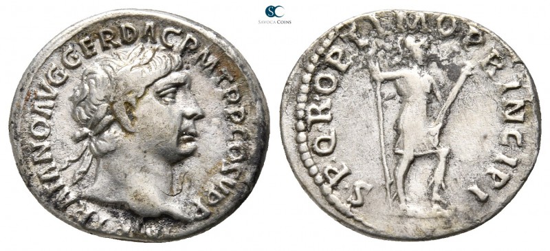 Trajan AD 98-117. Rome
Denarius AR

20 mm., 3,29 g.



very fine