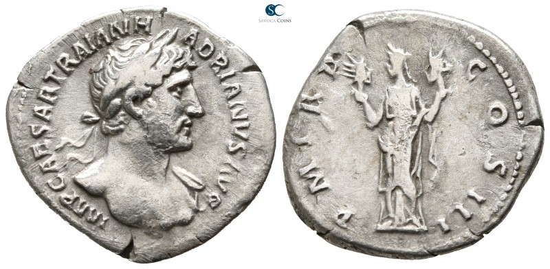 Hadrian AD 117-138. Rome
Denarius AR

20 mm., 2,67 g.



very fine