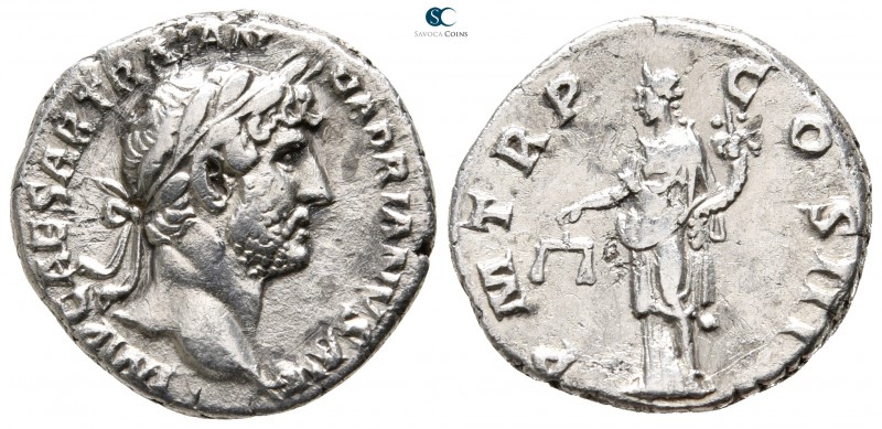 Hadrian AD 117-138. Rome
Denarius AR

18 mm., 3,00 g.



very fine