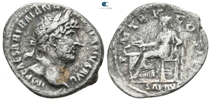 Hadrian AD 117-138. Rome
Denarius AR

21 mm., 2,82 g.



nearly very fine