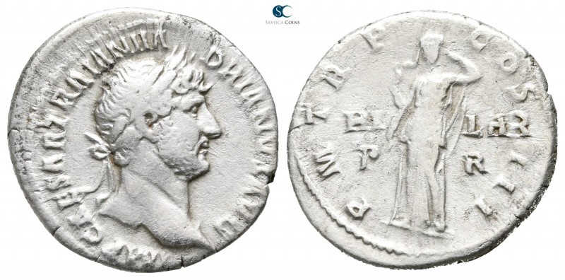 Hadrian AD 117-138. Rome
Denarius AR

20 mm., 2,68 g.



very fine