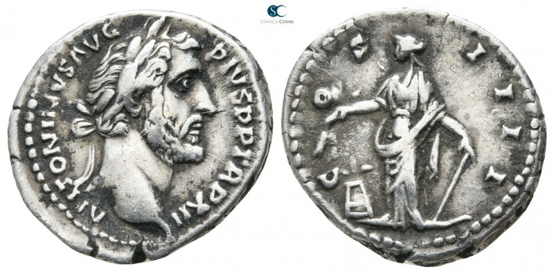 Antoninus Pius AD 138-161. Rome
Denarius AR

18 mm., 3,28 g.



very fine