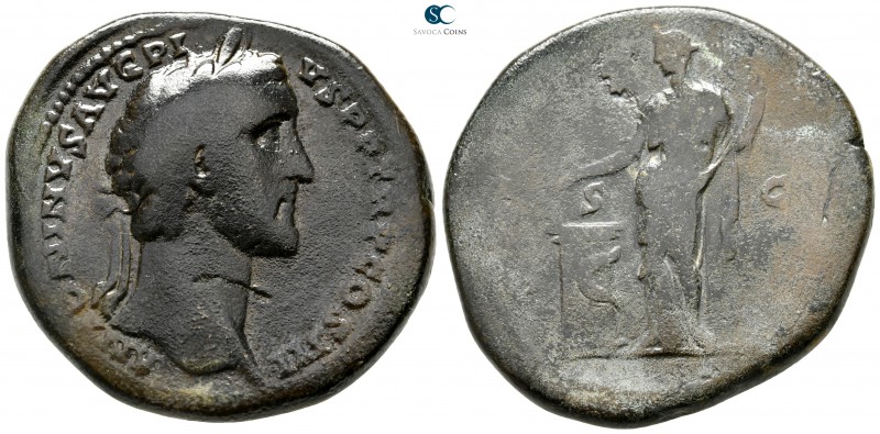 Antoninus Pius AD 138-161. Rome
Sestertius Æ

35 mm., 26,23 g.



nearly ...
