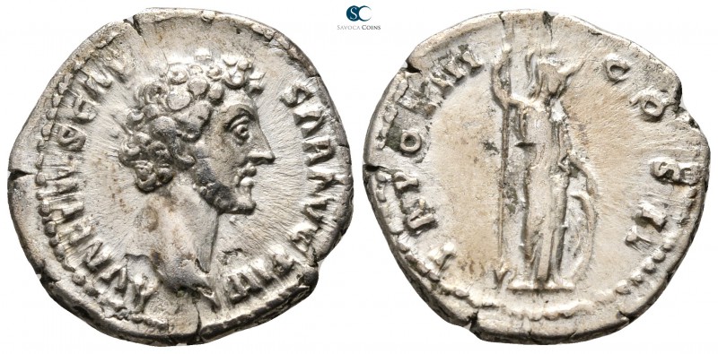Marcus Aurelius as Caesar AD 139-161. Rome
Denarius AR

19 mm., 3,25 g.


...