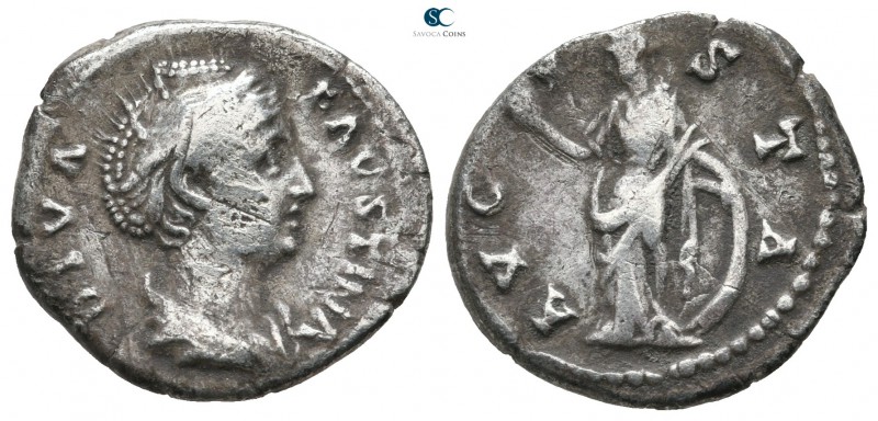 Diva Faustina I AD 140-141. Rome
Denarius AR

19 mm., 2,89 g.



very fin...