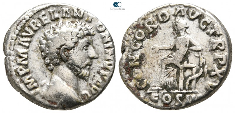 Marcus Aurelius AD 161-180. Rome
Denarius AR

18 mm., 3,22 g.



nearly v...