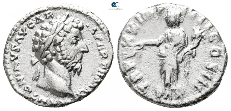 Marcus Aurelius AD 161-180. Rome
Denarius AR

19 mm., 2,88 g.



very fin...