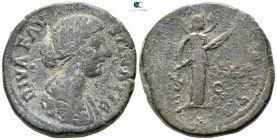 Diva Faustina II AD 175-176. Rome. Sestertius Æ