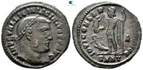 Licinius I AD 308-324. Nicomedia. Follis Æ