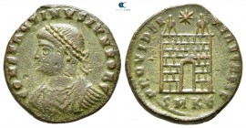 Constantinus II, as Caesar AD 317-337. Cyzicus. Follis Æ