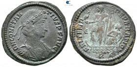 Constantius II AD 337-361. Rome. Follis Æ