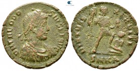 Theodosius I. AD 379-395. Cyzicus. Follis Æ
