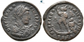 Theodosius I. AD 379-395. Thessaloniki. Follis Æ