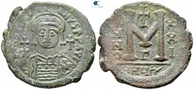 Justinian I. AD 527-565. Theoupolis (Antioch). Follis Æ