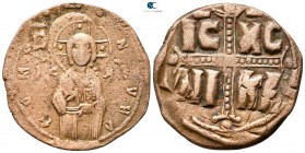 Attributed to Michael IV AD 1034-1041. Constantinople. Follis Æ
