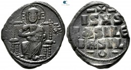Attributed to Constantinus IX circa AD 1050-1060. Constantinople. Anonymous follis Æ