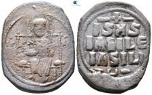 Attributed to Constantinus IX AD 1050-1060. Constantinople. Follis Æ