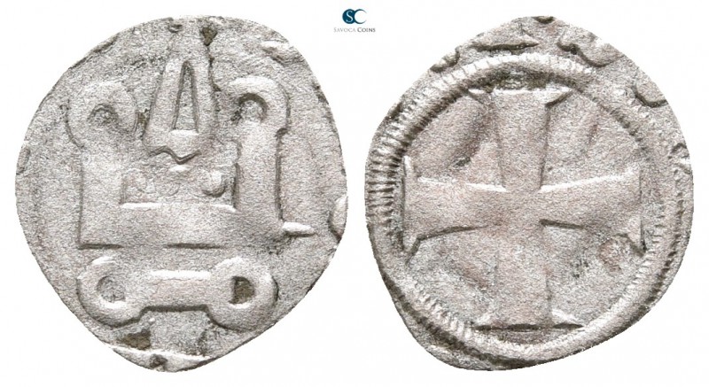 AD 1246-1278. Guillaume II de Villehardouin (?). 
Denier AR

13 mm., 0,27 g....