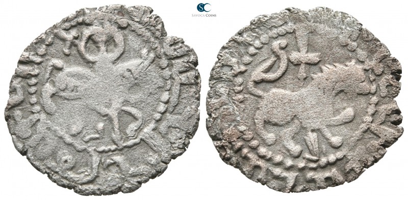Levon III AD 1301-1307. 
Takvorin AR

19 mm., 2,03 g.



nearly very fine
