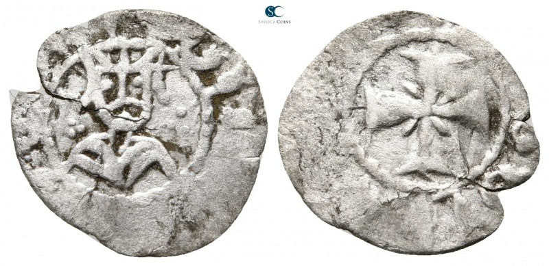 AD 1374-1375. Levon V (?). 
Denar BI

15 mm., 0,62 g.



nearly very fine