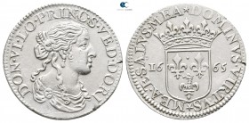 Italy. Torriglia. Violante Doria Lomellini AD 1654-1671. 1665. Luigino AR