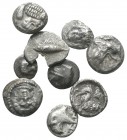 Lot of ca. 9 greek silver coins / SOLD AS SEEN, NO RETURN!<br><br>very fine<br><br>