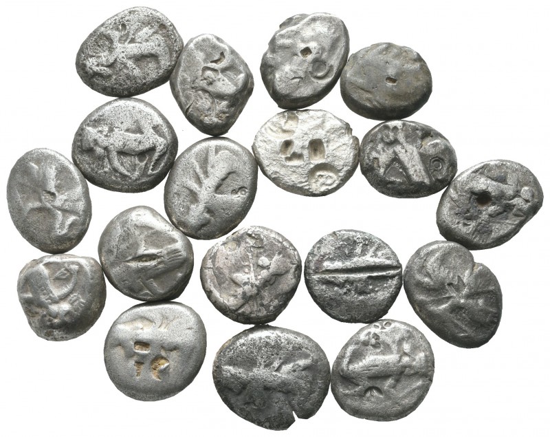 Lot of ca. 18 greek silver coins / SOLD AS SEEN, NO RETURN!

very fine