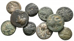 Lot of ca. 10 greek bronze coins / SOLD AS SEEN, NO RETURN!<br><br>very fine<br><br>
