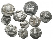 Lot of ca. 10 greek silver coins / SOLD AS SEEN, NO RETURN!<br><br>very fine<br><br>