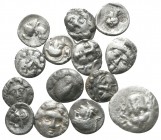 Lot of ca. 14 greek silver coins / SOLD AS SEEN, NO RETURN!<br><br>very fine<br><br>