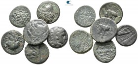 Lot of ca. 6 greek bronze coins / SOLD AS SEEN, NO RETURN!<br><br>very fine<br><br>