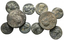 Lot of ca. 10 roman provincial bronze coins / SOLD AS SEEN, NO RETURN!<br><br>very fine<br><br>