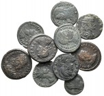 Lot of ca. 10 roman imperial bronze coins / SOLD AS SEEN, NO RETURN!<br><br>very fine<br><br>