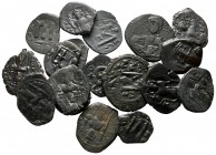 Lot of ca. 18 byzantine bronze coins / SOLD AS SEEN, NO RETURN!<br><br>very fine<br><br>
