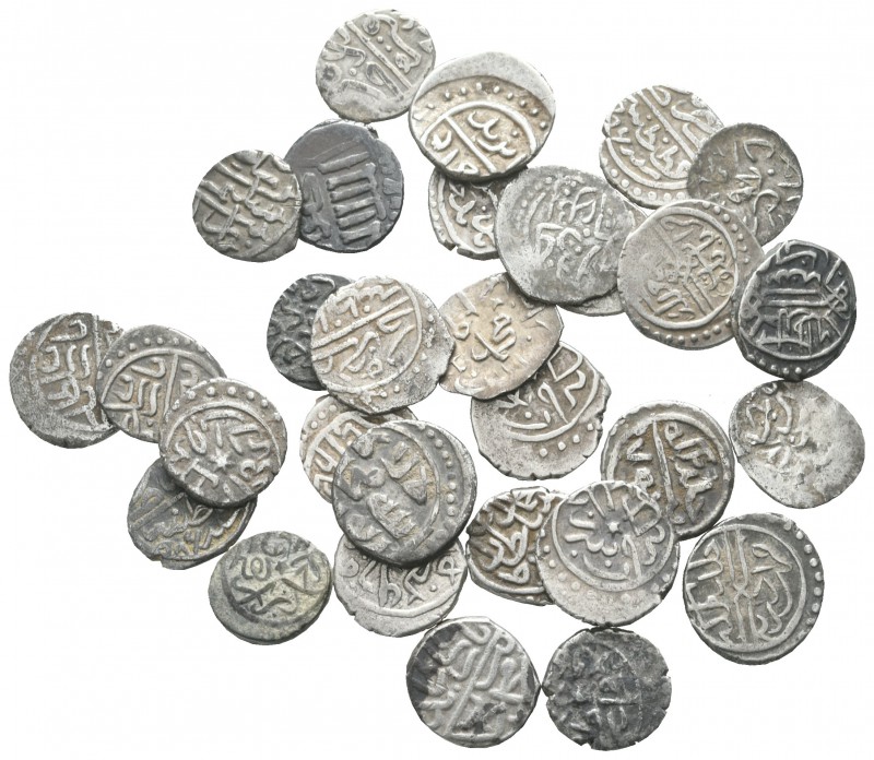 Lot of ca. 30 islamic silver coins / SOLD AS SEEN, NO RETURN!

very fine