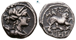 Gaul. Massalia circa 125-90 BC. Drachm AR