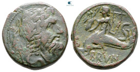 Calabria. Brundisium circa 200-100 BC. Semis Æ