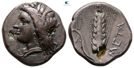 Lucania. Metapontion circa 330-290 BC. Fourrée Stater