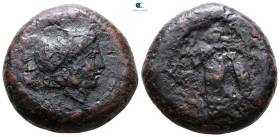 Sicily. Tyrrhenoi circa 354-344 BC. Bronze Æ
