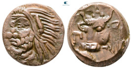 Cimmerian Bosporos. Pantikapaion circa 325-310 BC. Bronze Æ