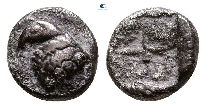 Troas. Abydos circa 500-450 BC. 
Obol AR

7 mm, 0,55 g



Very Fine