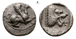 Troas. Assos circa 405-360 BC. Hemiobol AR