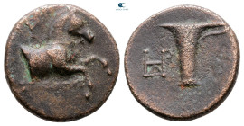 Aiolis. Kyme circa 320-250 BC. Bronze Æ