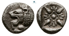 Ionia. Miletos circa 525-475 BC. Diobol AR
