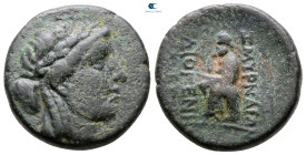 Ionia. Smyrna. ΔΙΟΓΕΝΗΣ (Diogenes), magistrate 145-125 BC. Bronze Æ