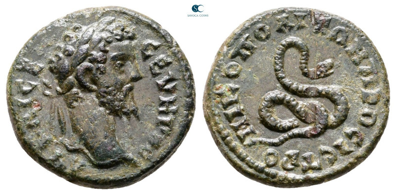 Moesia Inferior. Nikopolis ad Istrum. Septimius Severus AD 193-211. 
Bronze Æ
...