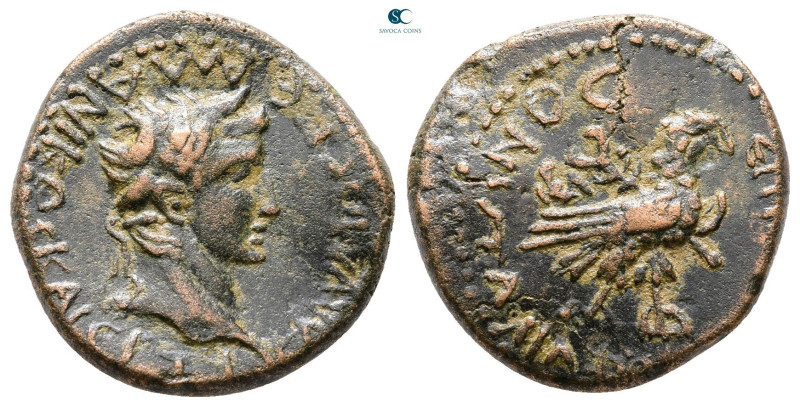 Phrygia. Amorion. Claudius AD 41-54. 
Bronze Æ

18 mm, 4,93 g



Very Fin...