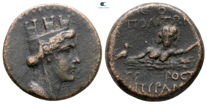 Cilicia. Hieropolis - Kastabala circa 200-0 BC. 
Bronze Æ

22 mm, 7,35 g

...