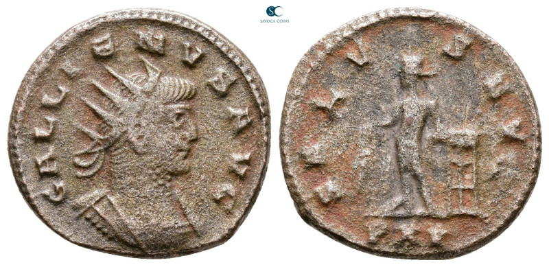 Gallienus AD 253-268. Antioch
Billon Antoninianus

20 mm, 3,40 g



Nearl...