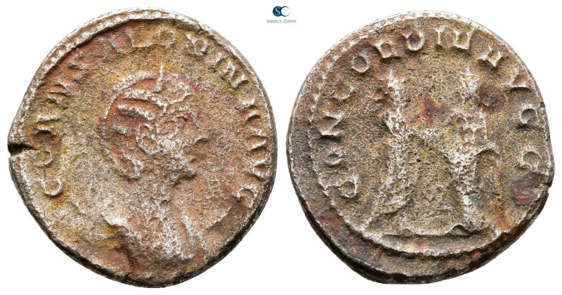 Salonina AD 254-268. Samosata
Billon Antoninianus

21 mm, 3,81 g



Fine